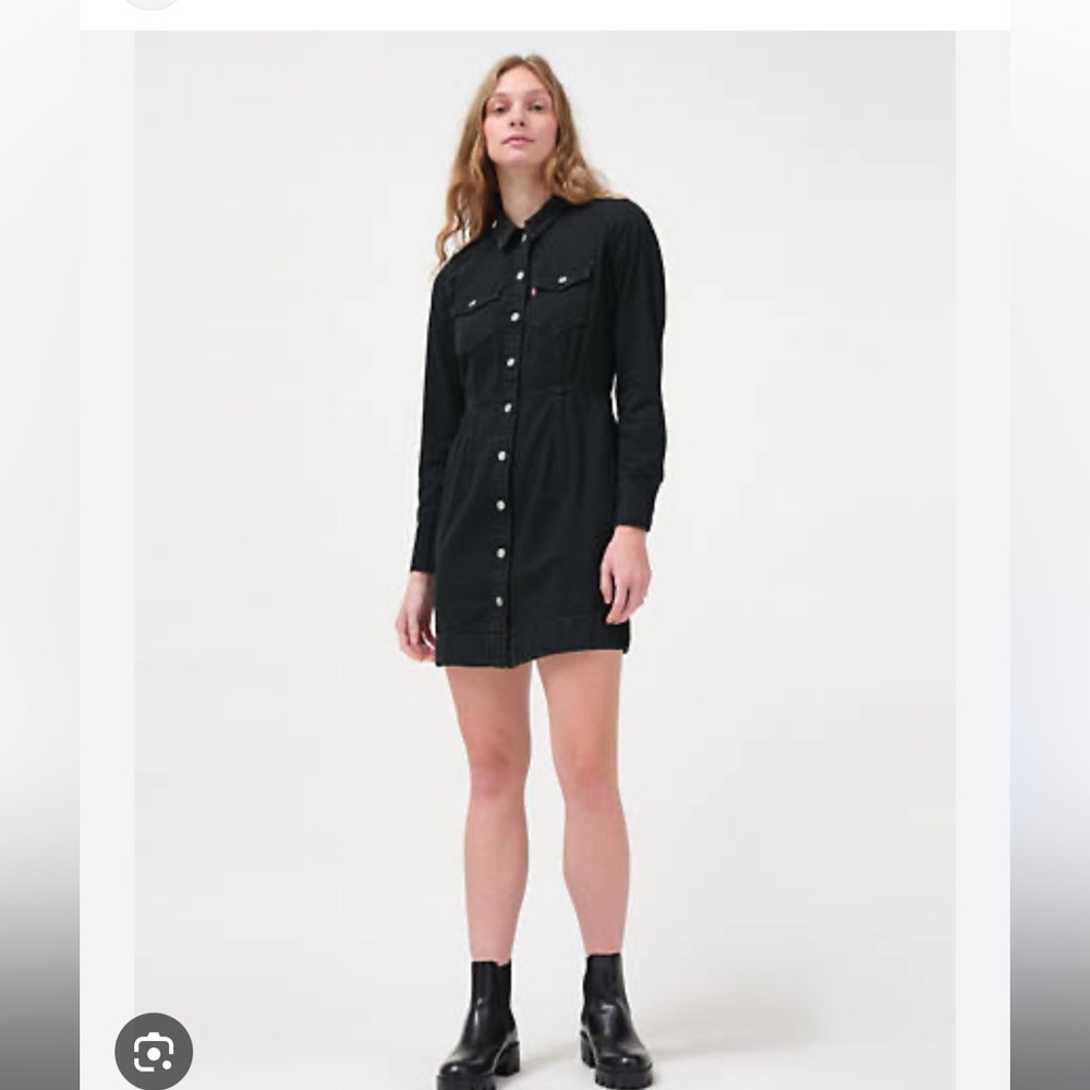 Levi’s Black Denim Black Dress